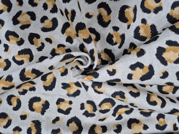 Deko-Stoff- Leopard